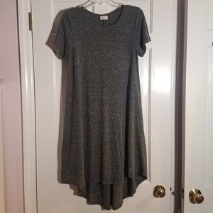 LuLaRoe Heathered Gray Carly Dress